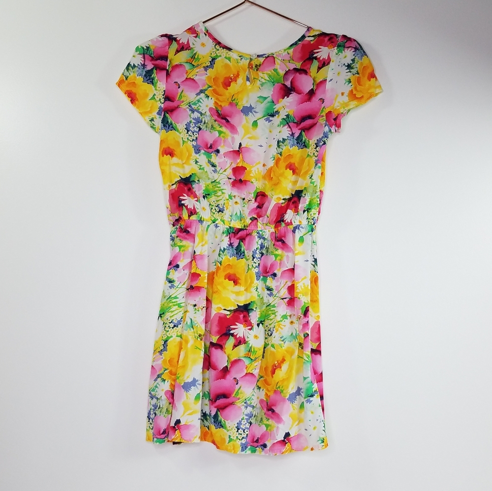 Gap Kids Short Sleeve Floral Spring Dress Size XL (12) - Picture 5 of 9